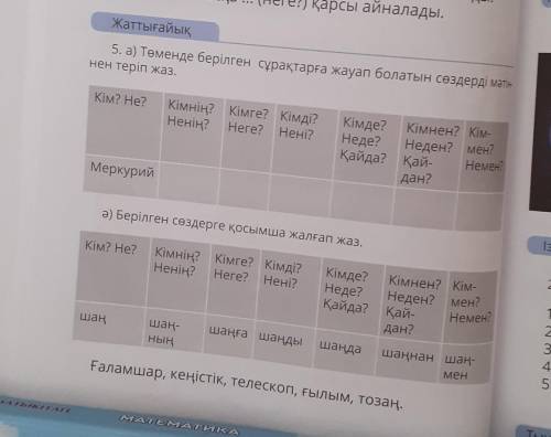 Тапсырманы орындауга комек керек отиниш