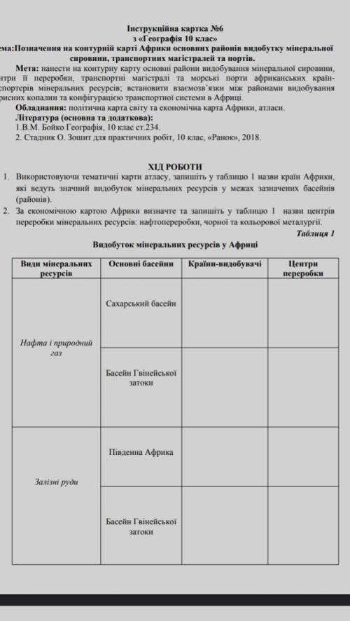 У МЕНЯ МАЛО ВРЕМЕНИ 10КЛАСС ГЕОГРАФИЯ