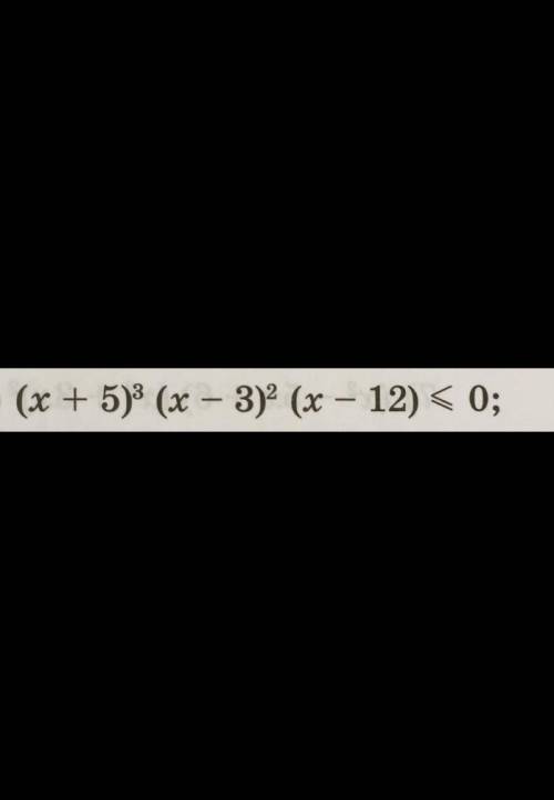 (х+5)^3(х-3)^2(х-12)<0​