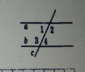 На рисунку a||b,c січна ∠3-∠1=100°.Знайдіть ∠4 !?:?!?!??!?!?!?!°!?!