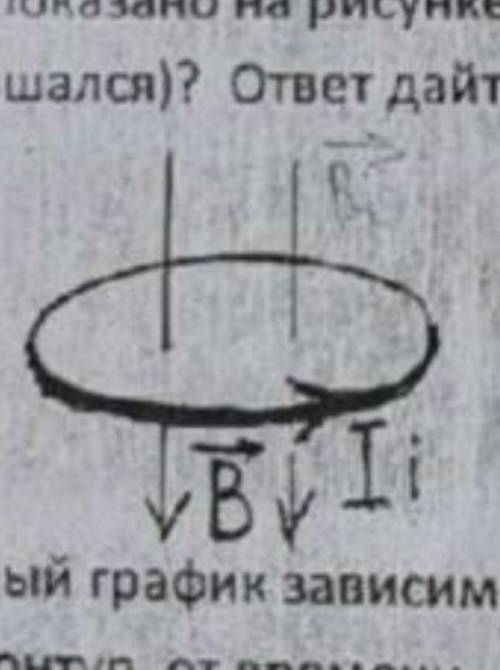 в проводящем контуре находящемся в переменном магнитном поле возникает индукционный ток направление