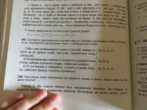 с упражнением 393 Л. М. Бреусенко и Т.А. Матохино