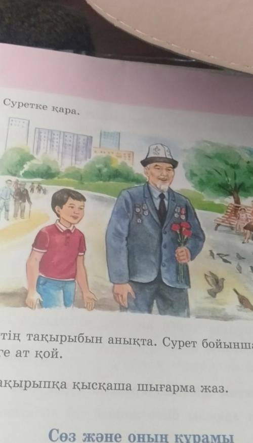 25 суреттын такырыбын аныкта сурет бойынша әңгіме курап аит матинге ат кой