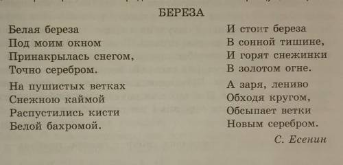 Сделай разбор текста береза (очень надо )