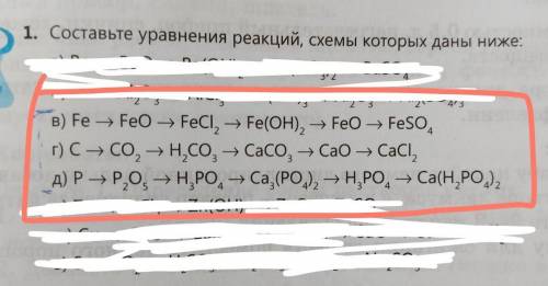 1. Составьте уравнения реакций, схемы которых даны ниже: