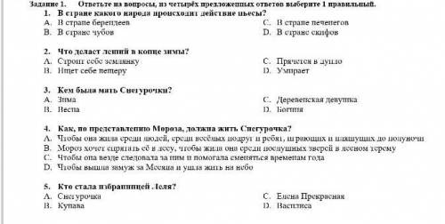 Они какого народа происходит действия песы? надо!