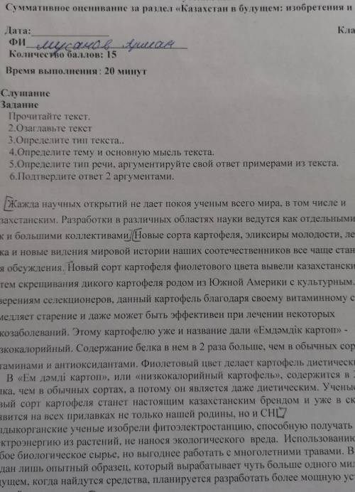 Сор по русскому языку 6 класс 4 четверть УМОЛЯЮ​