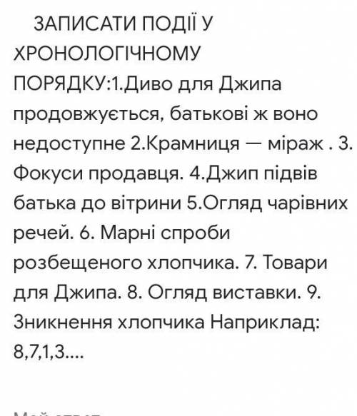 Заруб. Літ. 7 клас,  чарівна крамниця. Зарание ...