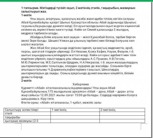 Сор по казахскому языку 6 класс​ надо за сегодня