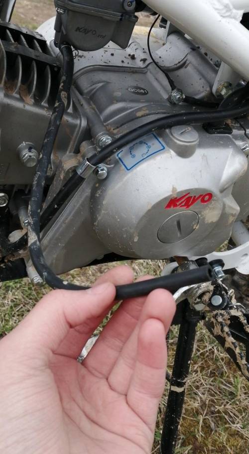 Питбайк kayo 125 classic yx125ea откуда это отвалилось