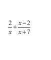 Выполните действия: a) a/5-b/5 б) 2/x+(x-2)/(x+7) в) (5a-5b)/6a^2×a/a^2-b^2 