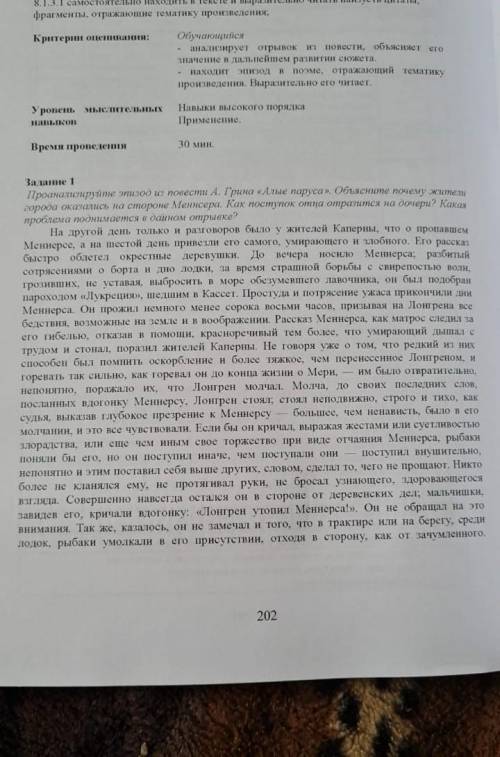 сор по русской литературе 