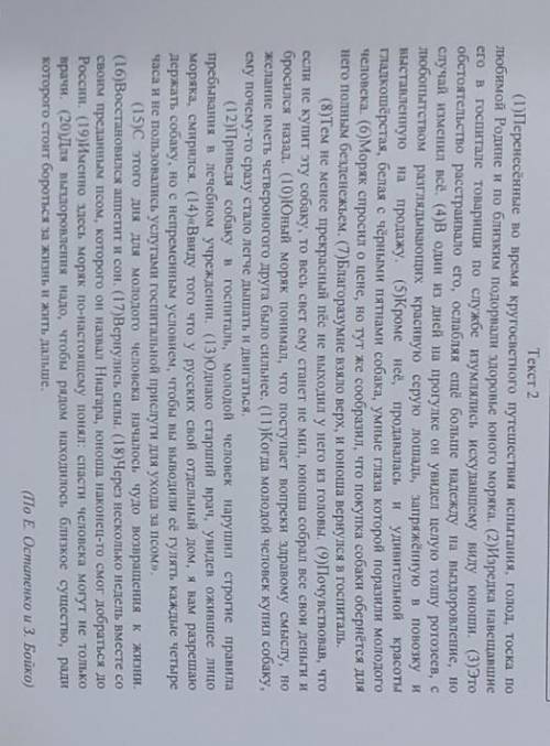 Определите и запишите основную мысль текста