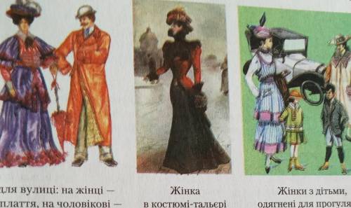 • Перегляньте ілюстрації на с. 213-214 і обміняйтесь у робочих групах думкамипро розвиток моди напри