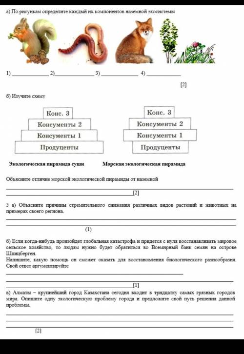 Биология соч 8 класс 4 четверть