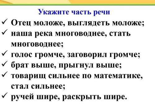 тема:степени сравнения наречий 