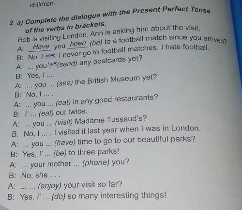 Help me please. English Present Perfect