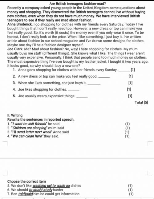 Summative assessment for the term 4 ​