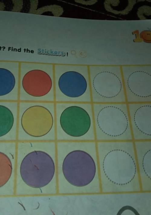 4 What's next? Find the Stickers!