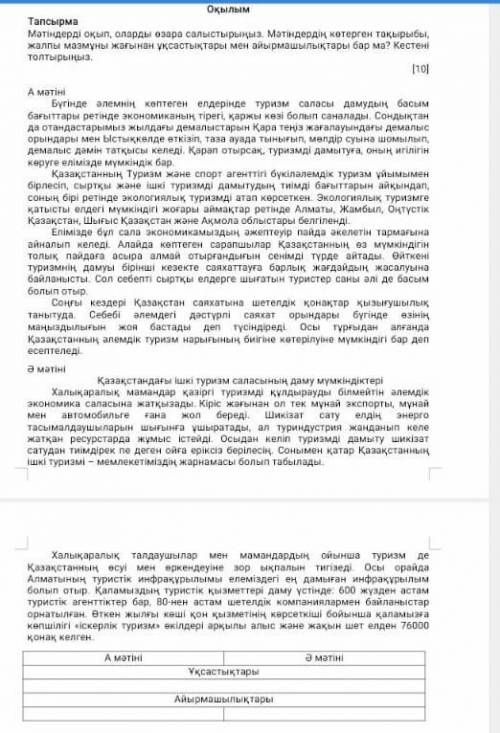 Казак адебиеты жауап кмде бар​