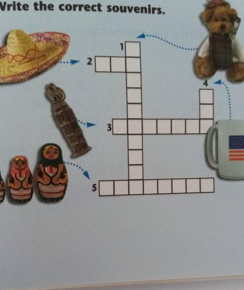 Write the correct souvenirs.6ooo2435