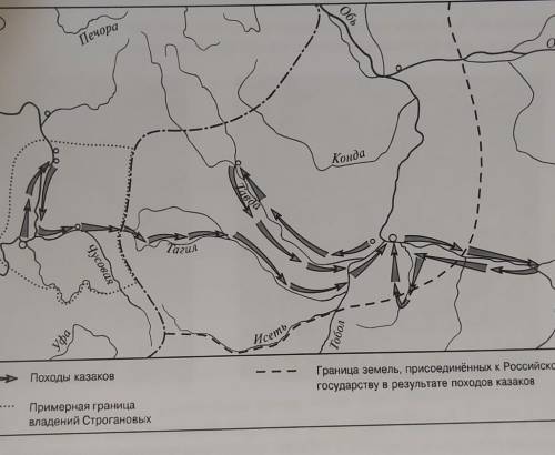 Назовите руководителя походов обозначенных на карте стрелками 