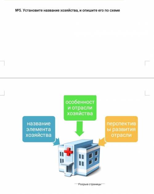 Установите название хозяйства, и опишите его по схеме ЭТО СОЧ