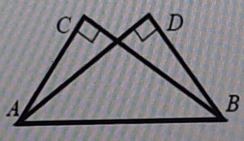 Дано: угол C=угол D=90°, угол ABD=55°,угол ABC=35°. Доказат:∆ACB=∆BDA