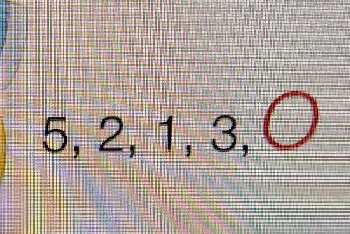Найди зашифрованное слово 5, 2, 1, 3, О