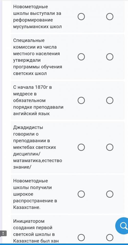 нужно выбрать верно или неверно 