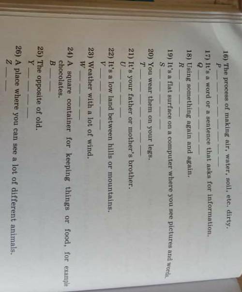 Work with a partner.Read the definitions and find the words