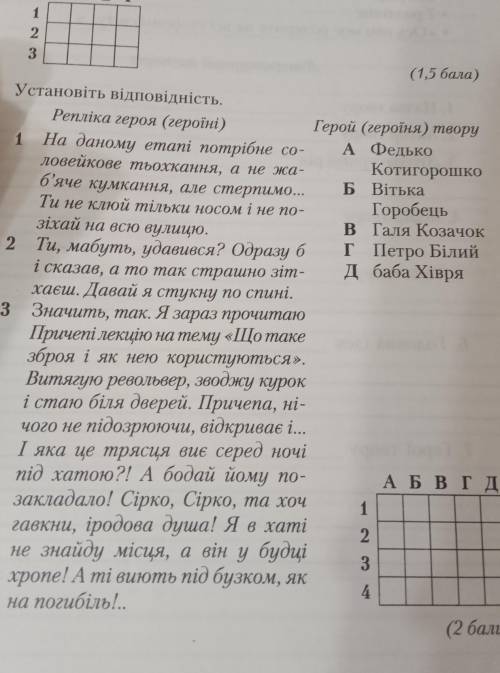 Установіть відповідність Вітька+Галька