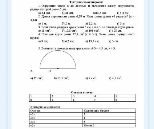 Математика 6 класс. Домашнее задание: выполнить решение каждого задания теста. Найдите ошибку в отве