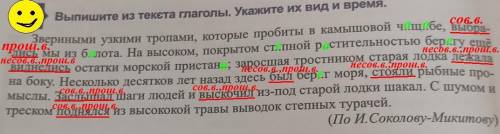 Выпишите из текста глаголы укажите их вид и время ​