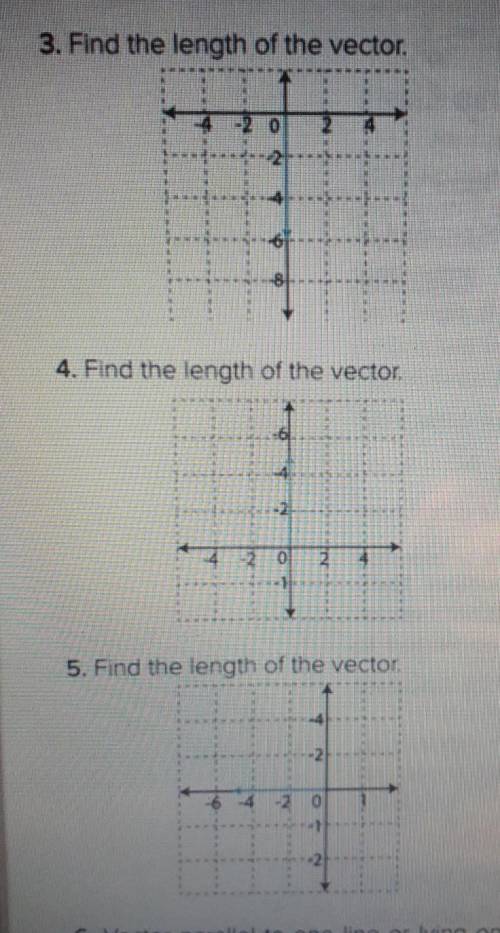 Find the length of the vector