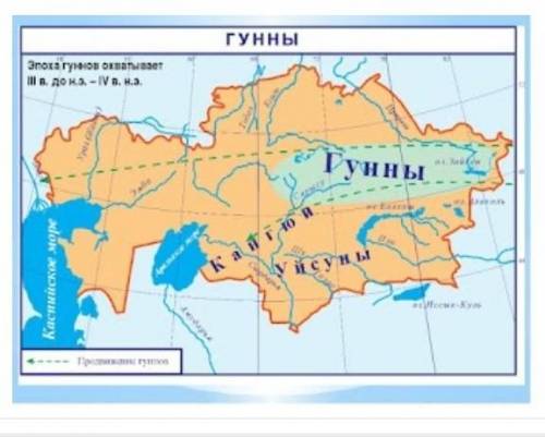 Укажите в каком направлении двигались гунны на юг На север на запад или на восток