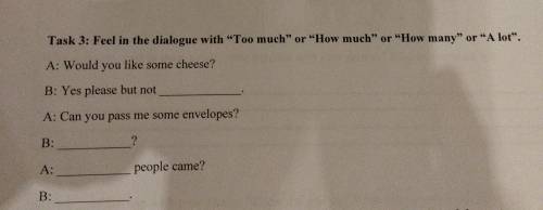 Task 3 Feel in the dialogue