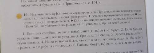 назовите виды орфограмм на месте пропусков при списывании обозначьте части слов в которых были выста