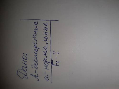 решить задачу по генетике,очень , на фотографии написано что Дано для этой задачи.