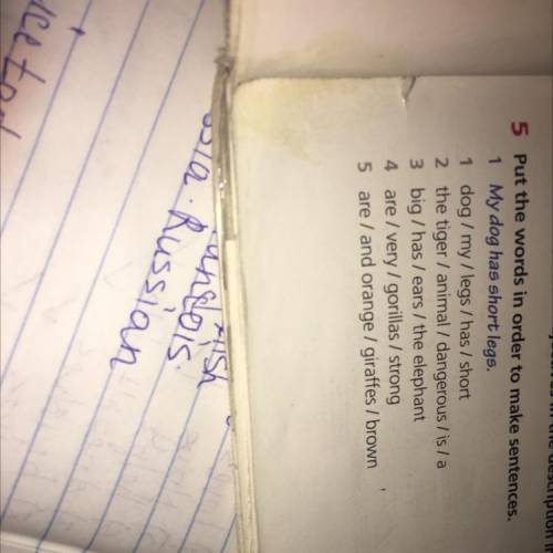 Your answer. 2 Copy the table. Then write the information in the box in the order it appears in the