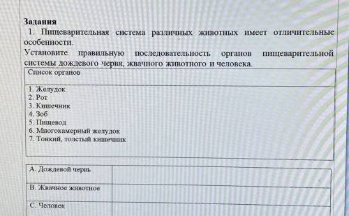 это сор вас! ( про человека, червя, и жвачных животных )