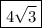 \boxed{4\sqrt{3} }