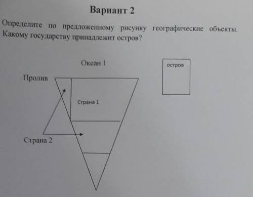 определите по предложенному рисунку географические объекты. какому государству принадлежит остров