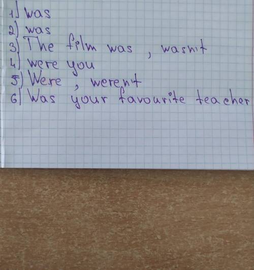 2 * Choose the correct words. was/were tired last night. 1 The men was / were angry. 2 The party was