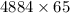 \\ \\ \\ \\ \\ 4884 \times 65