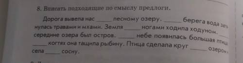Вставить предлоги, определить падежи.
