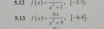 Найдите наибольшее и наименьшее значение функции y=f(x) на отрезке [а;в]