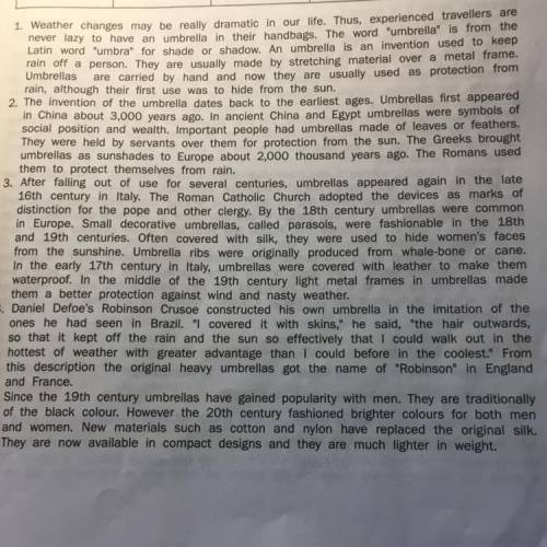 Part 2. Reading Text 1 Прочитайте текст. Установите соответствие между заголовками A-F и пронуме- ро