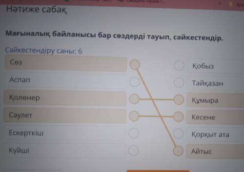 темы в учебнике нету (тема:Нәтиже сабақ.
