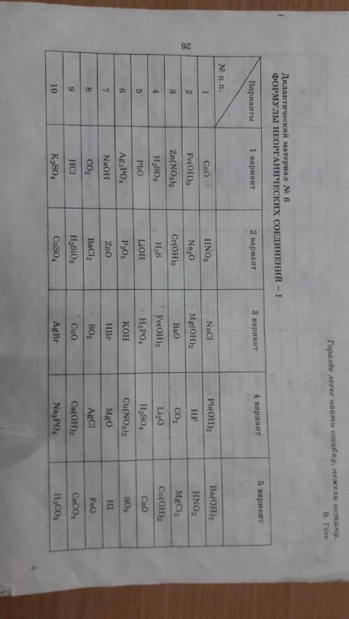 Назвать в-ва, расставить степени окисления каждого элемента.